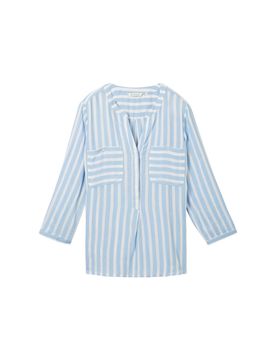 Blouse striped female