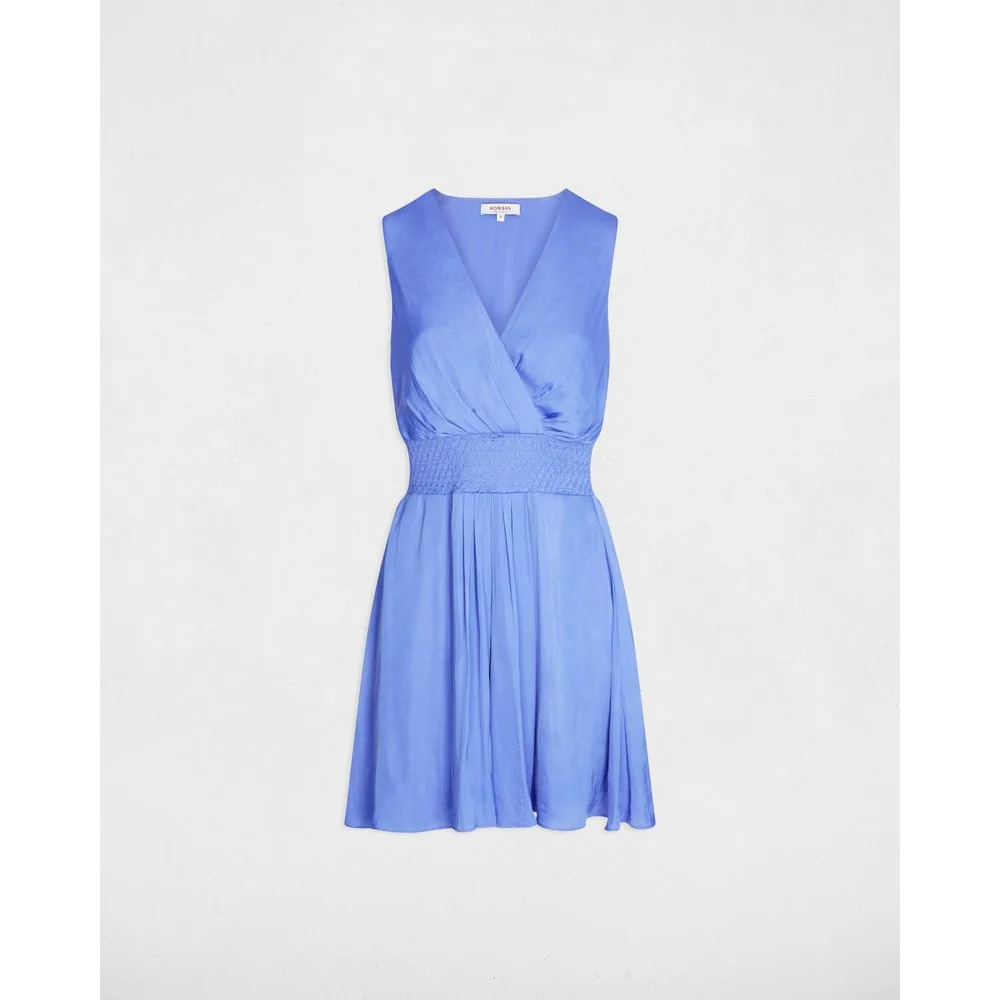 Vestido corto con cintura elástica - Morgan - FashionsVida