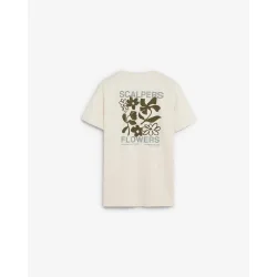 Camiseta de hombre con print trasero de manga corta