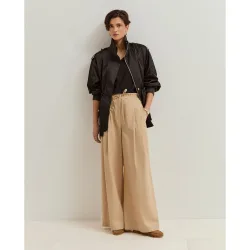 Parka de mujer con cuello alto