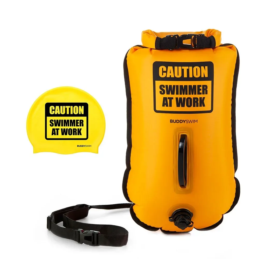 Bouée Caution Swimmer At Work 20l - Buddyswim - FashionsVida