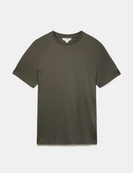 Pure Cotton T-Shirt Evergreen male