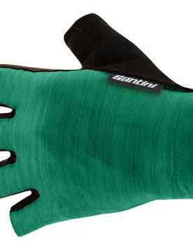 Cubo guantes cortos ciclismo Verde - Santini - FashionsVida