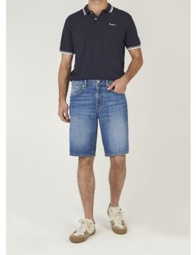 Para hombre. PM8000037 Bermudas Tapered Camden (28), Casual, Algodón, Denim