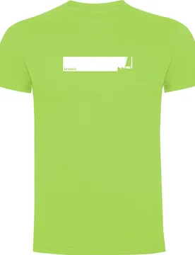 Sail Frame Short Sleeve T-shirt Light Green M Men - Kruskis - FashionsVida