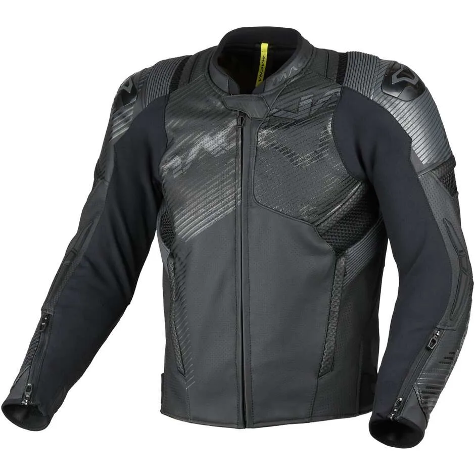 Giacca Moto Ignite Nero taglia 50 - Macna - FashionsVida