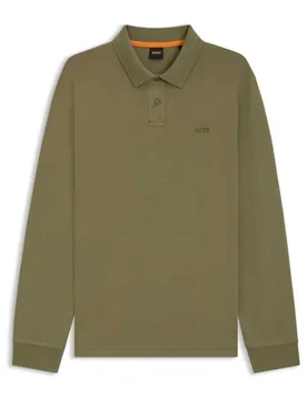BOSS POLO PE_INTERLOCK_LONG - BOSS - FashionsVida