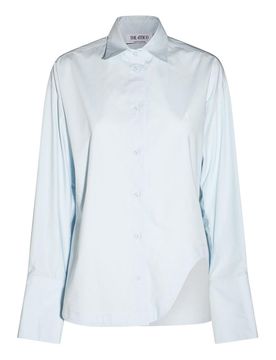 Camicia in cotone azzurro