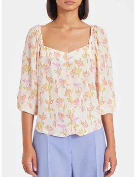 Womens White Branded Top - Female - White - 8 - Paul smith - FashionsVida