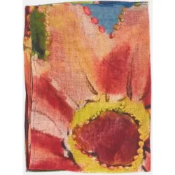 Bandana de seda con estampado floral