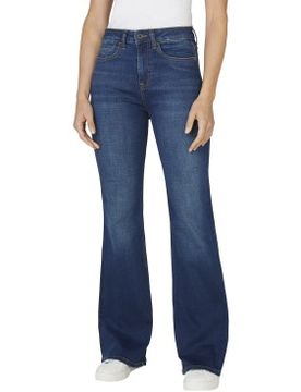 Para mujer. PL2050805FB Jeans Flare Willa (28/30), Casual, Algodón, Denim