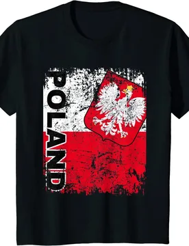 Distressed Vintage Polish Flag Polska T-Shirt 100% Cotton O-Neck Summer Short Sleeve Casual Mens T-shirt Size S-3XL - Aliexpress - FashionsVida