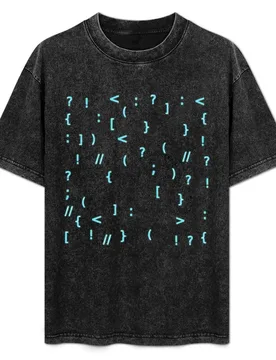 Code chars T-Shirt Summer Print Short Sleeve Tee - Aliexpress - FashionsVida