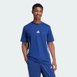 T-shirt Essentials 3-Stripes Single Jersey 3XL Dark Blue / White