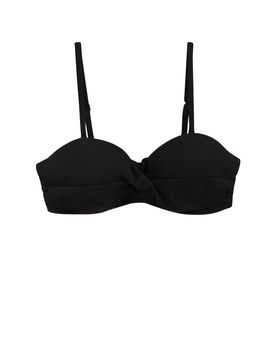 WE Fashion Top de bikini negro