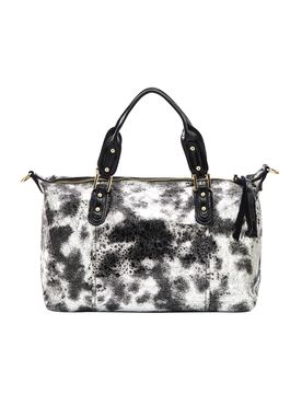 NAEMI Bolso de mano negro / blanco
