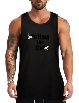Follow The Cat Tank Top Casual Work Tank Top Utility Sleeveless Shirt - Aliexpress - FashionsVida