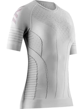 Maglietta A Maniche Corte Twyce Race Arctic White / Pearl Grey L - X-BIONIC - FashionsVida