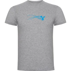 T-shirt à Manches Courtes Stella Train Heather Grey M