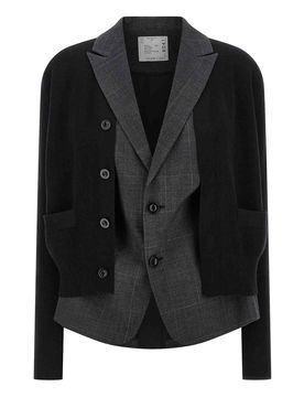 Sacai Cardigan a doppio strato