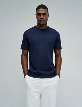 Camiseta con branding regular fit de hombre - Salsa Jeans - FashionsVida
