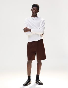 Bermuda Interlock Xs Marron