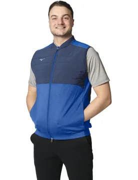 Weste Hybrid Bomber Gilet, blau m - Mizuno - FashionsVida