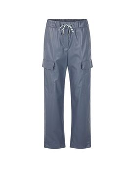 Pantalón cargo efecto piel WUXI azul oscuro 36