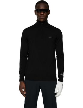 Pullover Kian Zipped, schwarz s