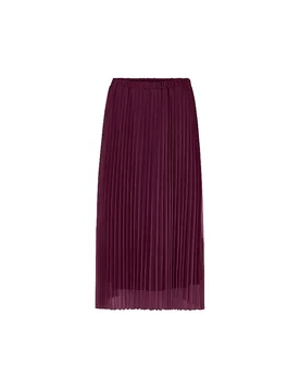 Midi falda rojo oscuro L - Richroyal - FashionsVida