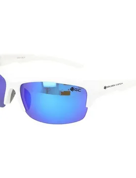 Mw512blr Polarized Sunglasses White Green Blue Revo/CAT3 Men - Golden Catch - FashionsVida