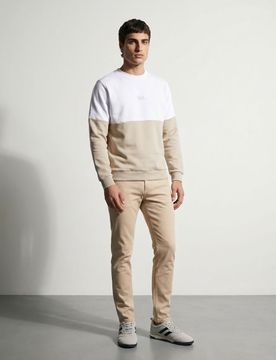 Jeans slim fit in cotone - verde lime