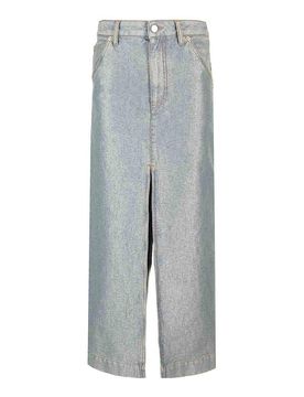 Darkpark Gonna di denim lurex