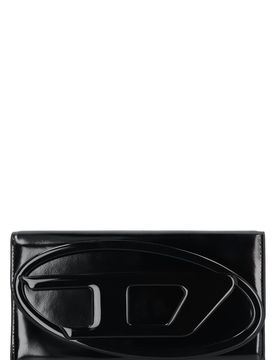 Cm Mini Leather Wallet on Chain with Magnetic Flap Closure