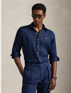 Camisa de hombre de lino Classic fit - Polo Ralph Lauren - FashionsVida