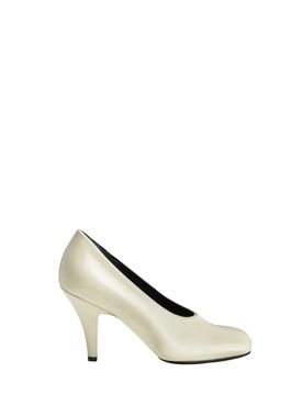 Soft Pump Heeled Shoe with 90mm Heel and Square Toe