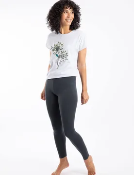 Women's Louisa Leggings in Jet Black Size: 12 - Jet Black - Size: 12 - Weird Fish - FashionsVida