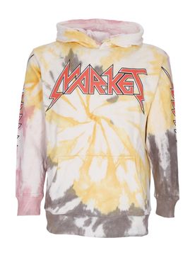 Felpa Leggera Cappuccio Uomo Iron Tie-dye Hoodie X Smiley Tie Dye