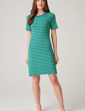 Womens Bamboo Short Sleeve Nightdress - - Size: 3XL - British Boxers - FashionsVida