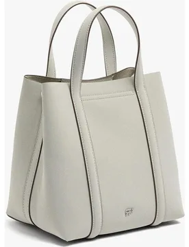 Bolso de mano estilo tote convertible a bandolera con cierre imantado en liso - Parfois - FashionsVida