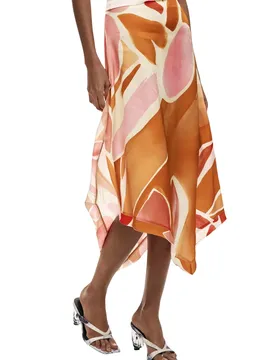 Desigual Damen Rock Orange 514683