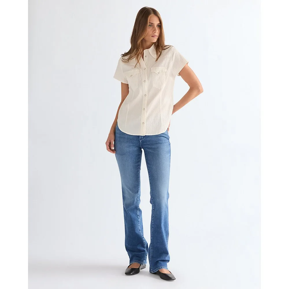 Vaquero de mujer de corte bootcut y cintura regular - Wrangler - FashionsVida