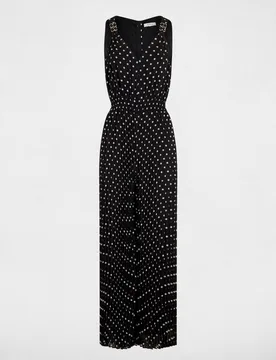 Mono de mujer fluido plisado sin mangas - Morgan - FashionsVida