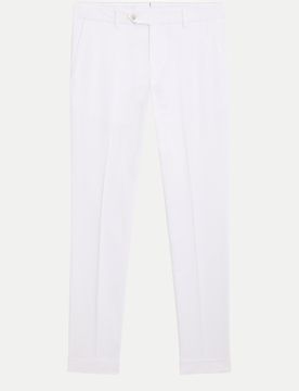 Black Slim-Fit Hose Genius Weiß 48