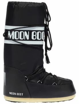 Moon Boot Icon Nylon Black - Taille 27-30 - Moonboot - FashionsVida