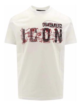 T-shirt in cotone con stampa