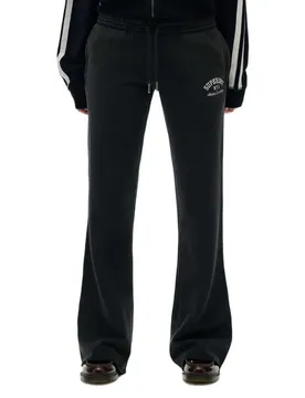 Joggers Athletic Embroidered Flare Eclipse Navy M