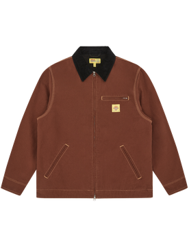 Canvas Lined Work Jacket - Brown