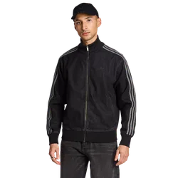 Firebird Men Track Tops - Black - Size L - Cotton Denim - Black - Size: Large