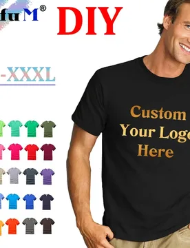 Custom Cotton T Shirt Make Your Design Logo Text Men Women Print Original Design Summer High Quality Gifts Team Family T-shirt - Aliexpress - FashionsVida